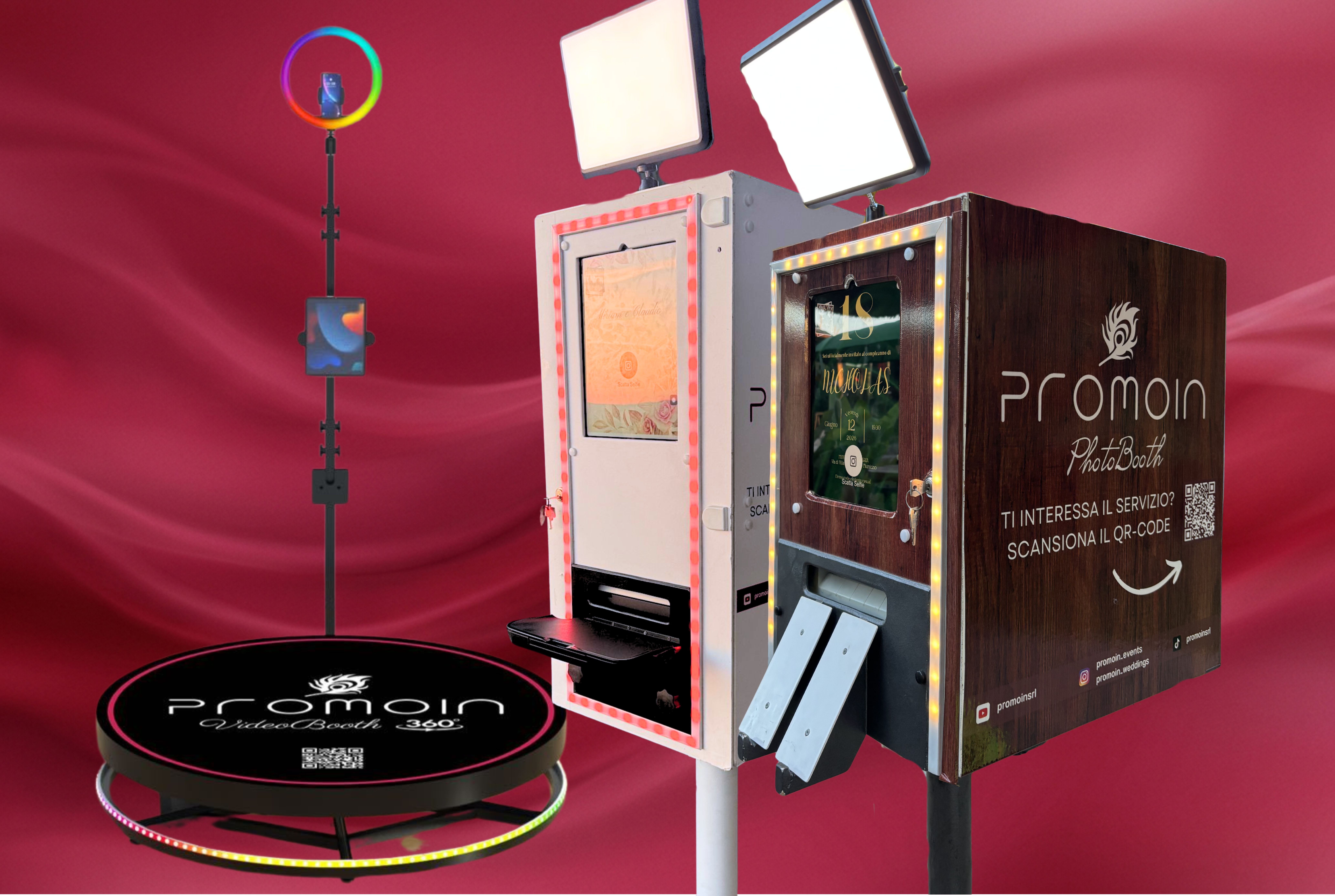 PhotoBooth con Stampe Illimitate o VideoBooth 360°